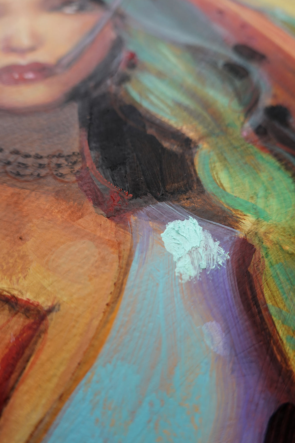 Charmira at Sunset Original Oil Painting