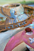Tea and Video Games Original Oil Painting